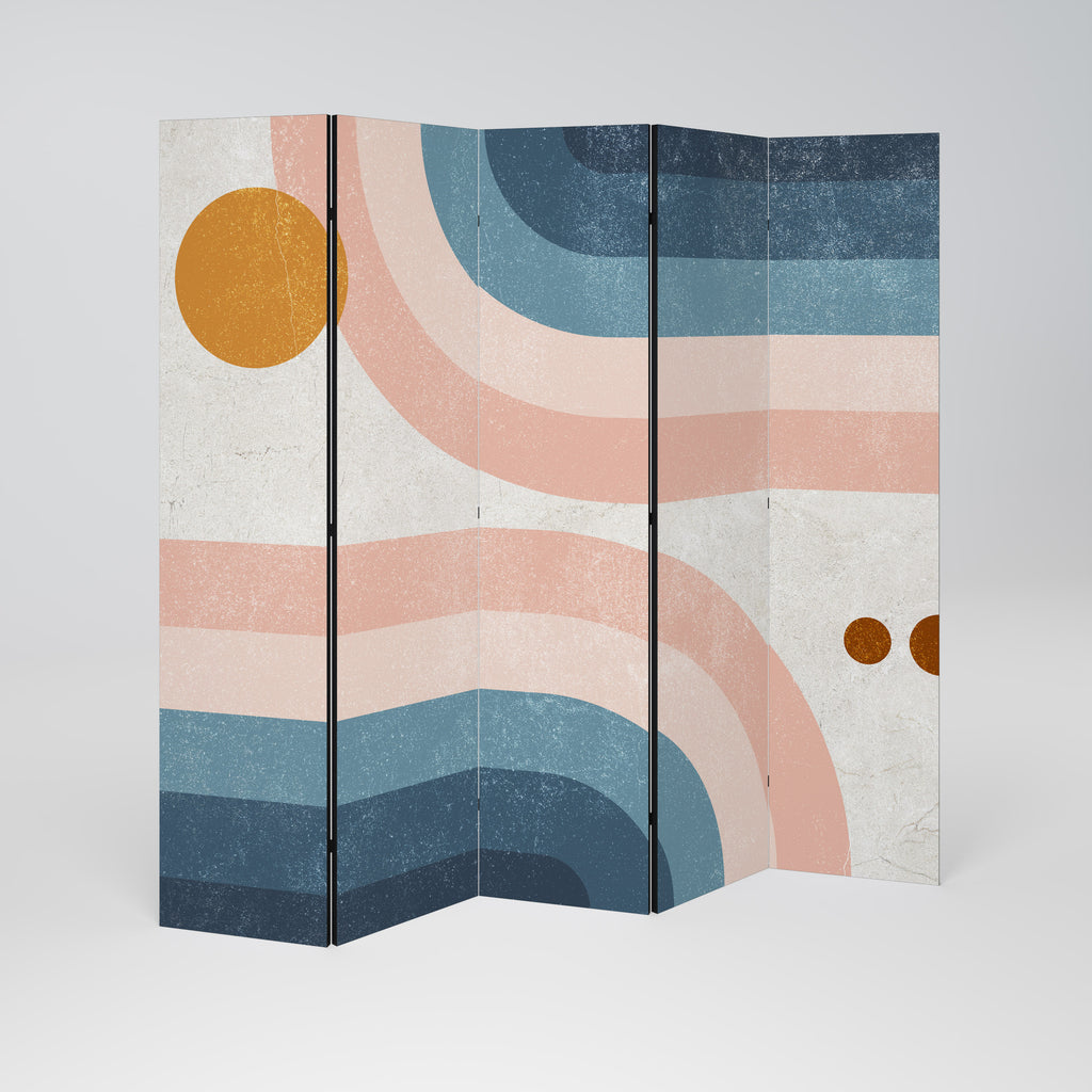 TWO HALVES Παραβάν με 5 πάνελ