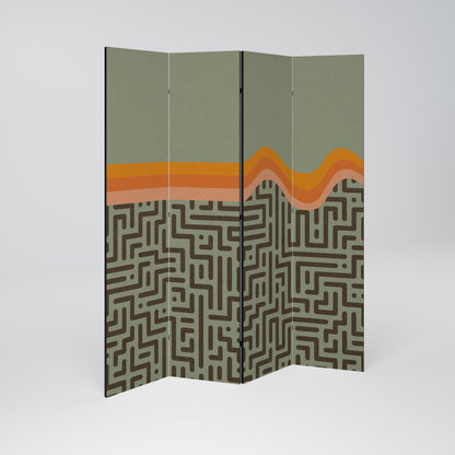SIMPLE SOLUTIONS 4-Panel Room Divider