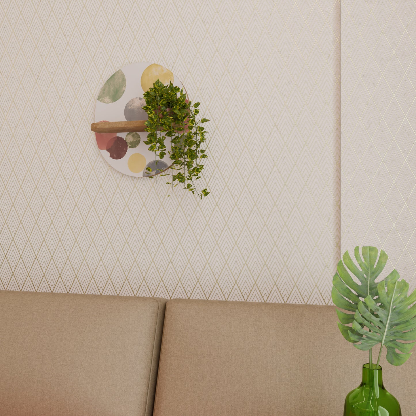 FLEETING HAPPINESS Διακοσμητικό Ράφι Art Shelf