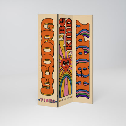 GROOVY POSTERS Παραβάν με 3 πάνελ