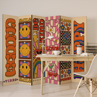 GROOVY POSTERS Παραβάν με 6 πάνελ