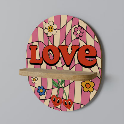 ROCKING LOVE Διακοσμητικό Ράφι Art Shelf