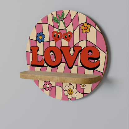 ROCKING LOVE Διακοσμητικό Ράφι Art Shelf