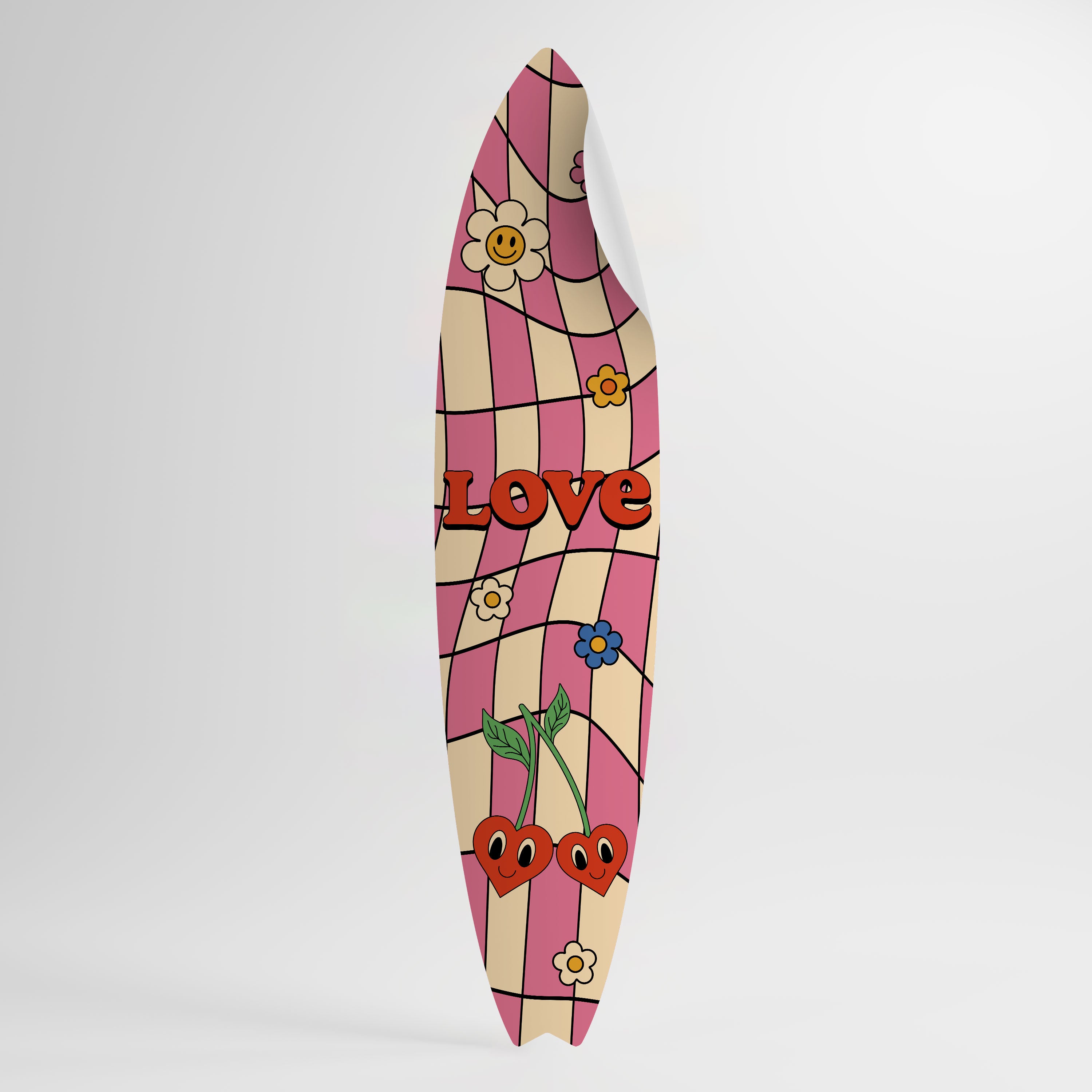 ROCKING LOVE Αυτοκόλλητη Αφίσα "Surf"