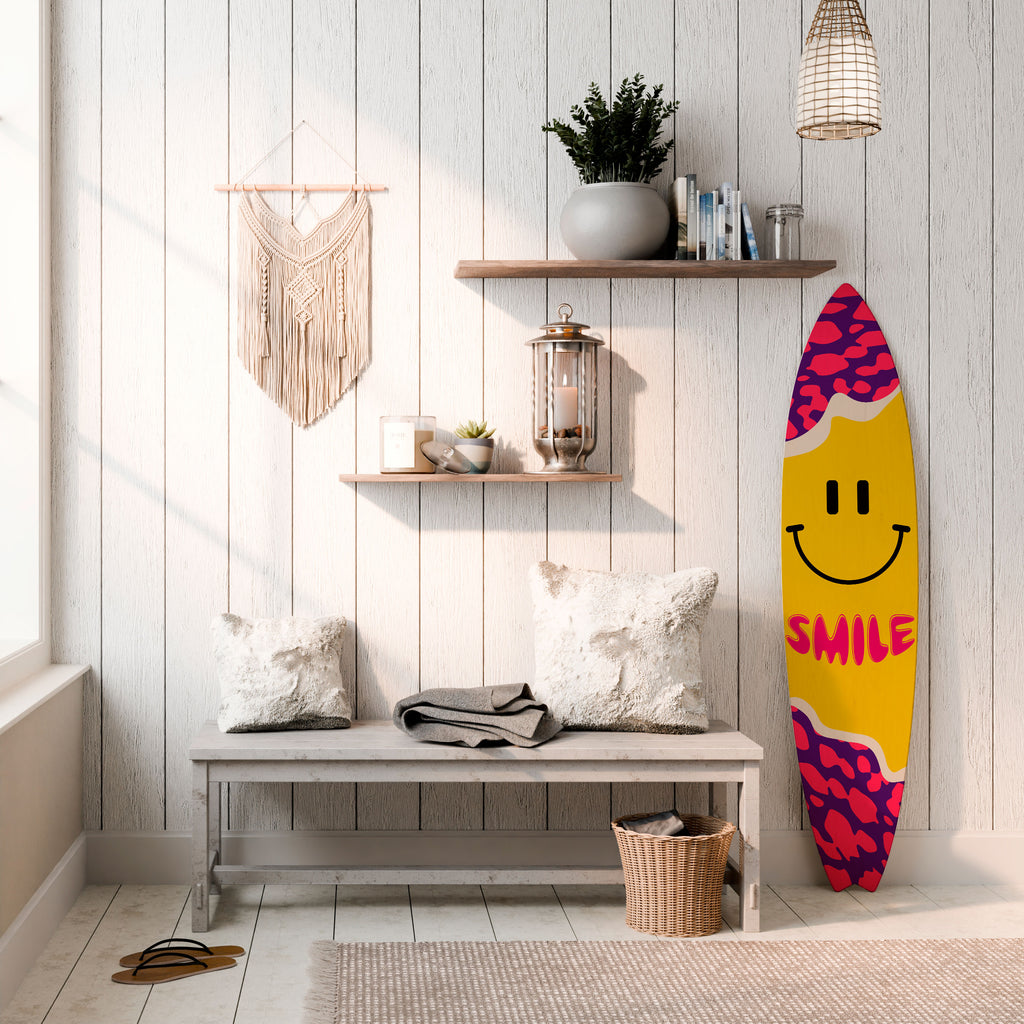 KEEP SMILING Διακοσμητική σανίδα Surf