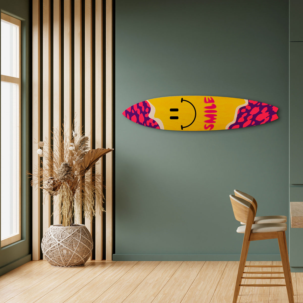 KEEP SMILING Διακοσμητική σανίδα Surf
