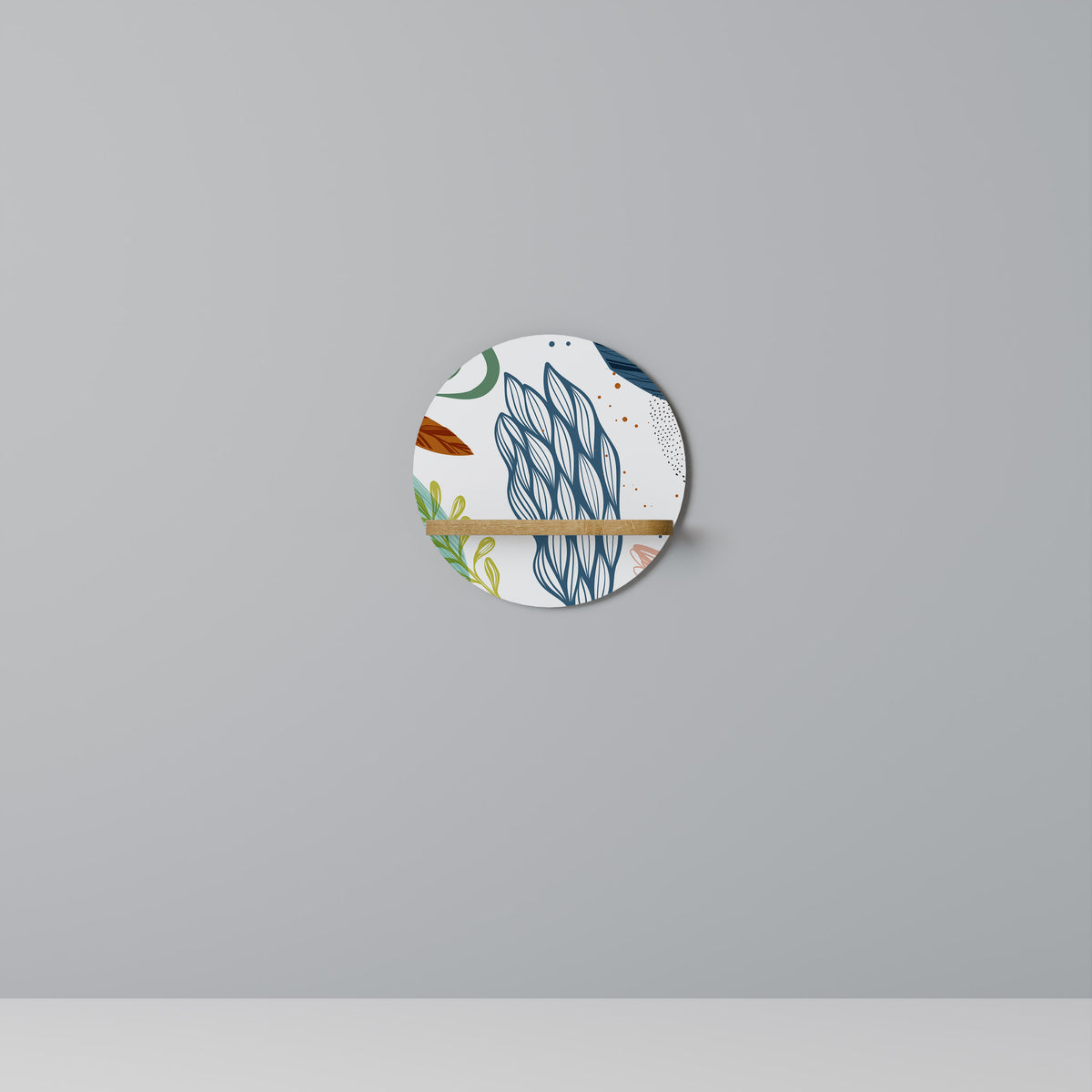 BOTANICAL HURRICANE Art Shelf