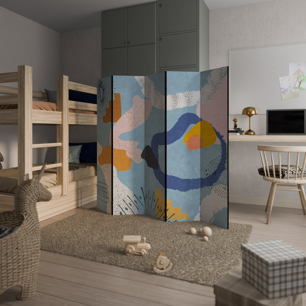 DREAMY SWIRLS Παραβάν με 5 πάνελ