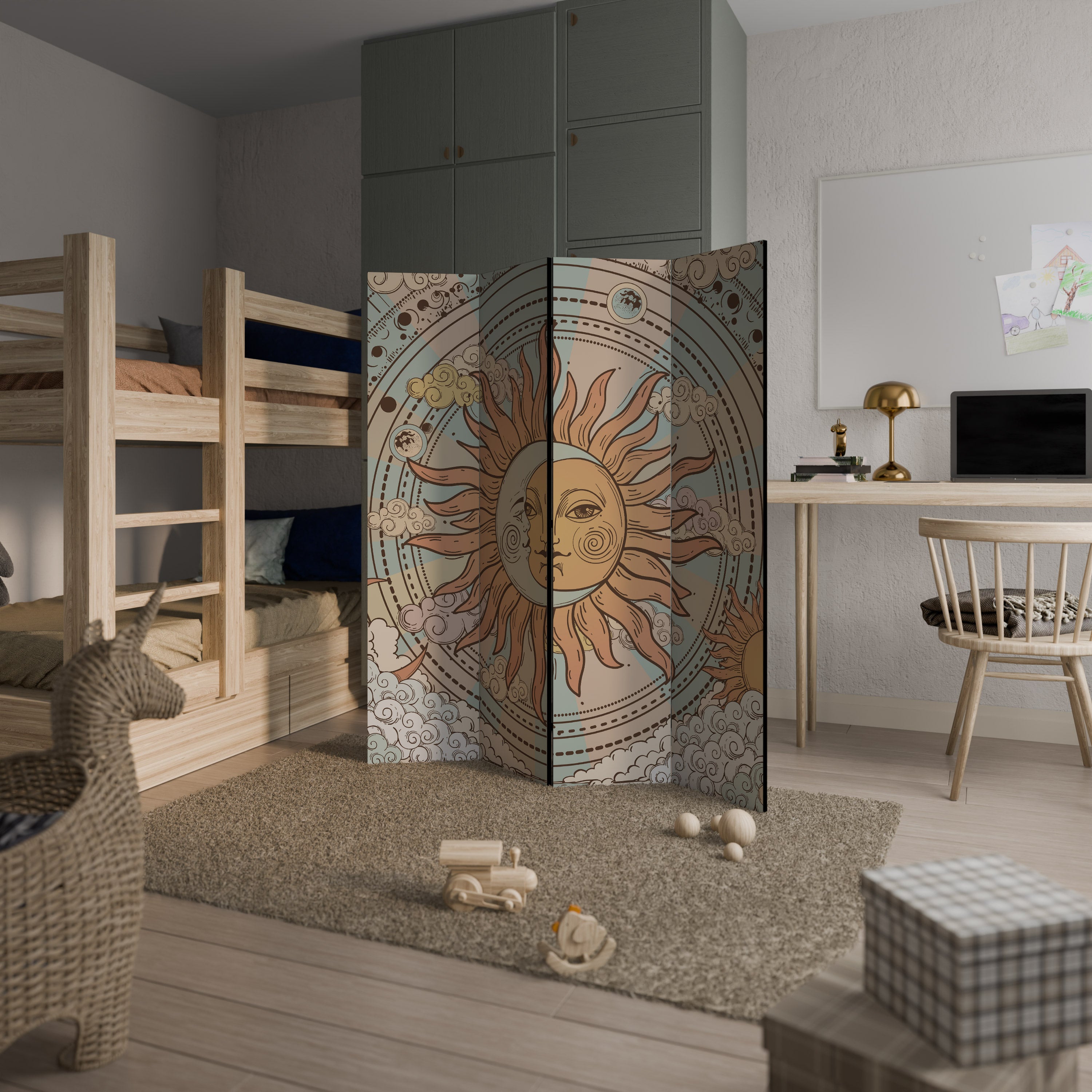 MYSTICAL STRUCTURE Παραβάν με 4 πάνελ