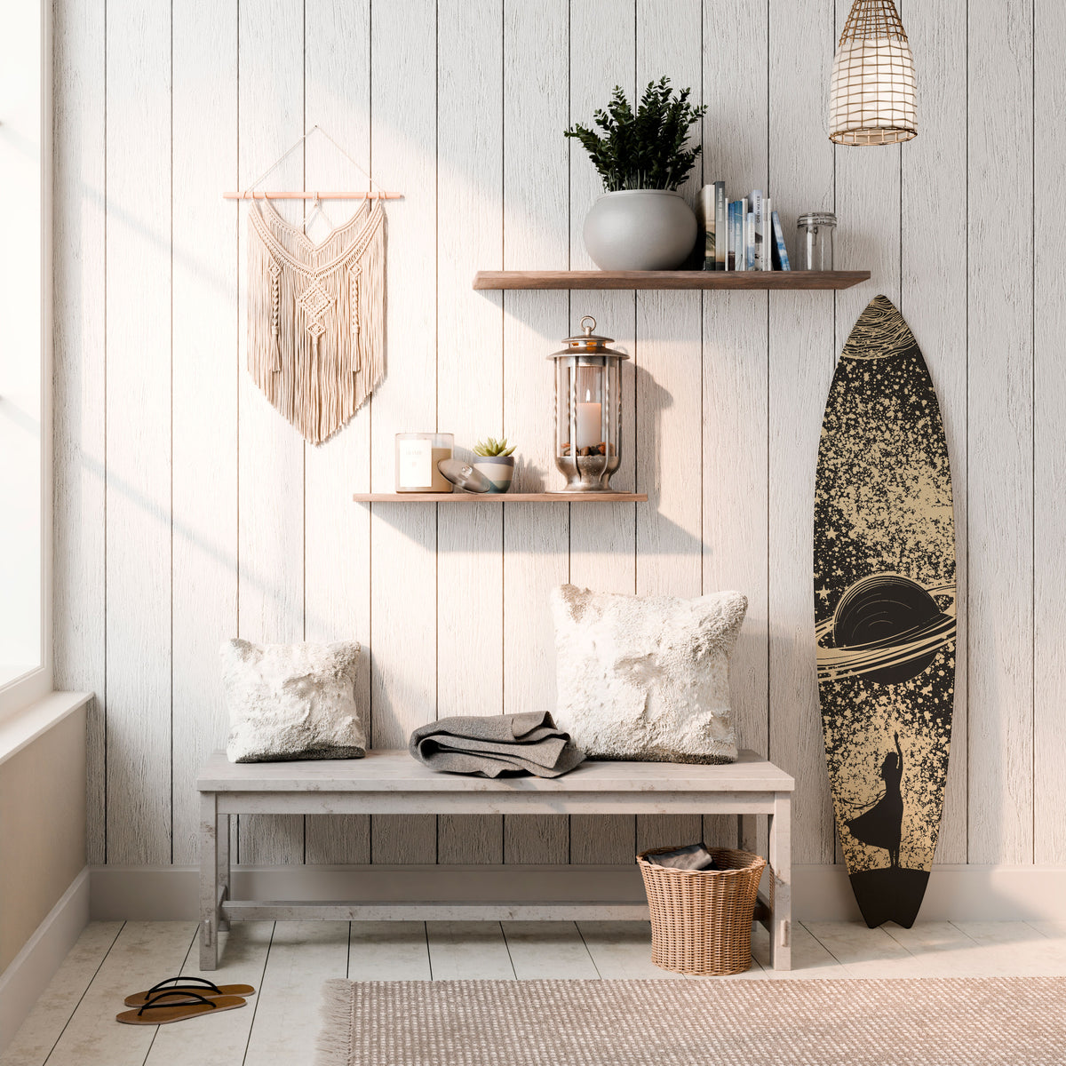 BRILLIANT UNIVERSE Surfboard Decorative Panel