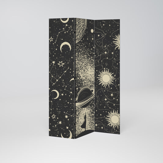 BRILLIANT UNIVERSE 3-Panel Room Divider