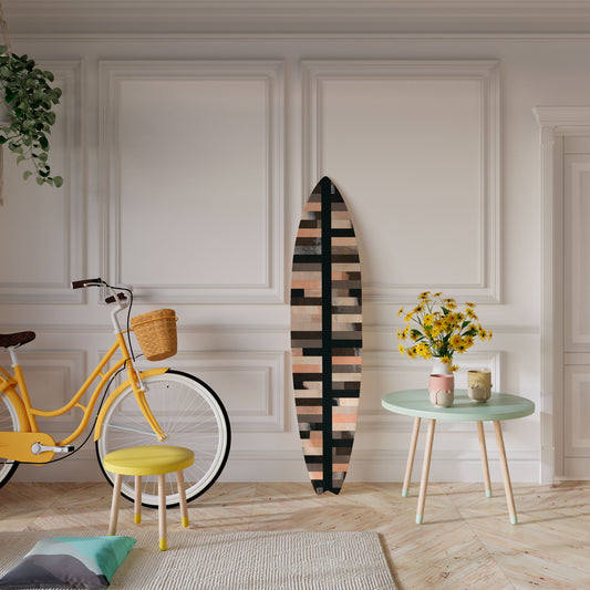 COLLAGE OF RECTANGLES Surfboard Decorative Panel