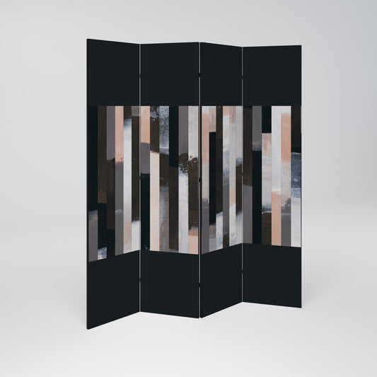 COLLAGE OF RECTANGLES Παραβάν με 4 πάνελ