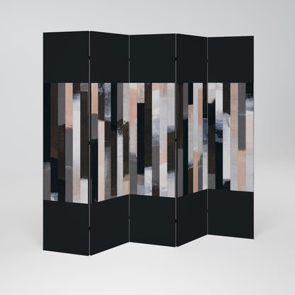 COLLAGE OF RECTANGLES Παραβάν με 5 πάνελ