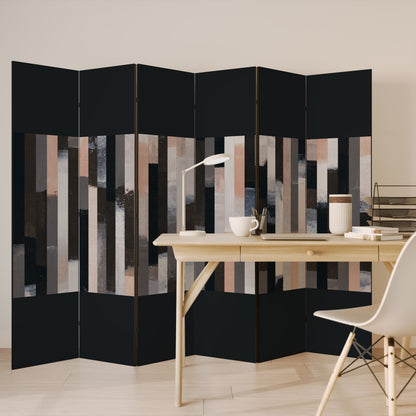 COLLAGE OF RECTANGLES Παραβάν με 6 πάνελ