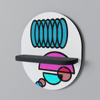 GEOMETRIC RHAPSODY Διακοσμητικό Ράφι Art Shelf