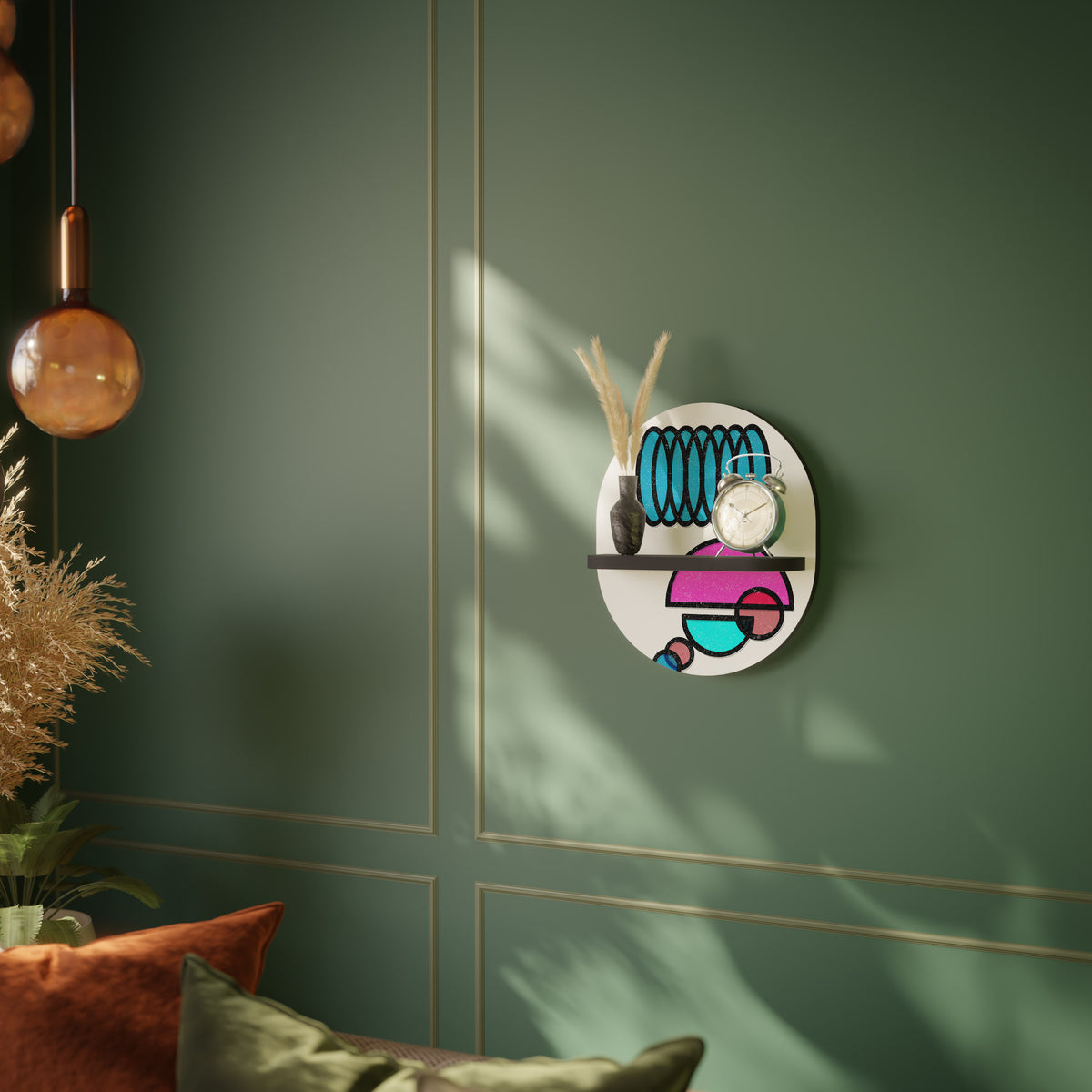 GEOMETRIC RHAPSODY Art Shelf
