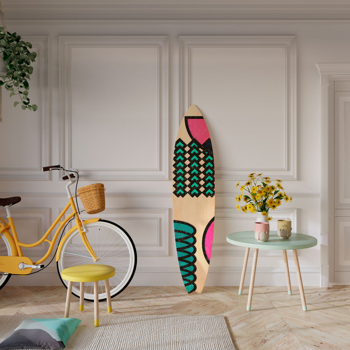 GEOMETRIC RHAPSODY Surfboard Decorative Panel