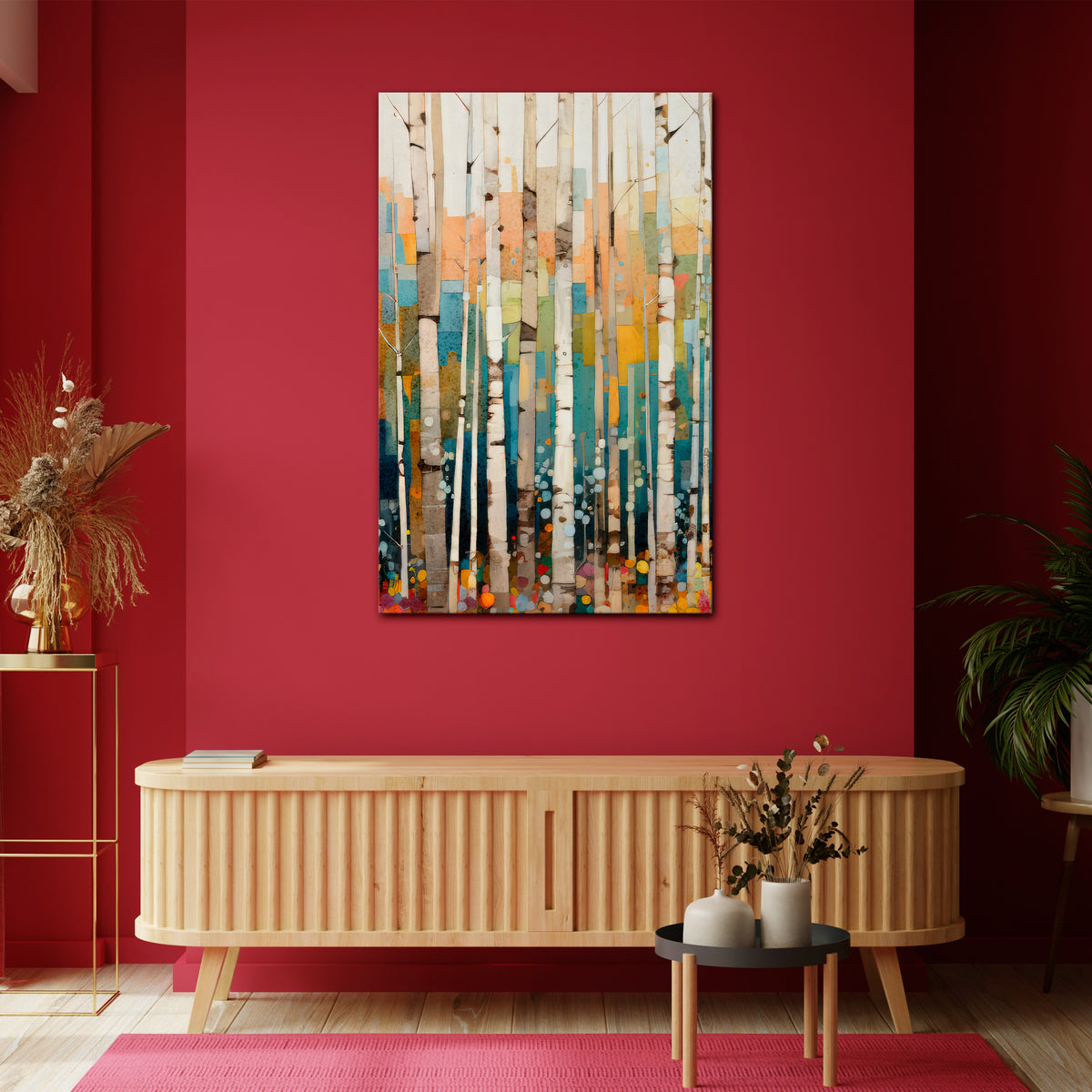 BIRCH KALEIDOSCOPE Κατακόρυφος Πίνακας σε Καμβά