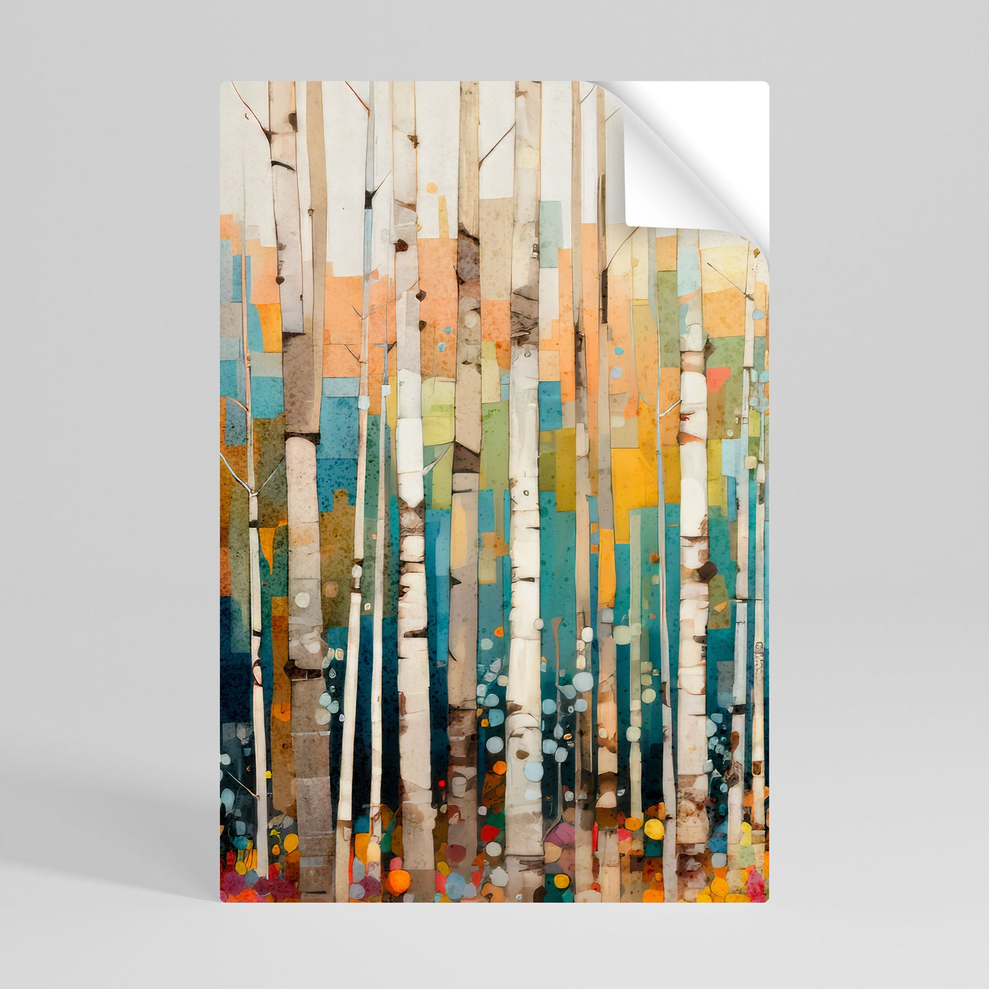 BIRCH KALEIDOSCOPE Αυτοκόλλητη Αφίσα κάθετη