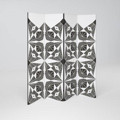 MONOCHROME NEXUS Παραβάν με 4 πάνελ