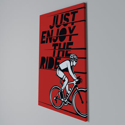 ENJOY THE RIDE Κατακόρυφος Πίνακας σε Καμβά