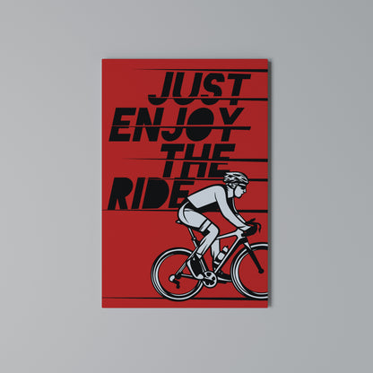ENJOY THE RIDE Κατακόρυφος Πίνακας σε Καμβά
