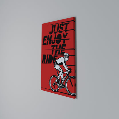 ENJOY THE RIDE Κατακόρυφος Πίνακας σε Καμβά