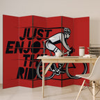 ENJOY THE RIDE Παραβάν με 6 πάνελ