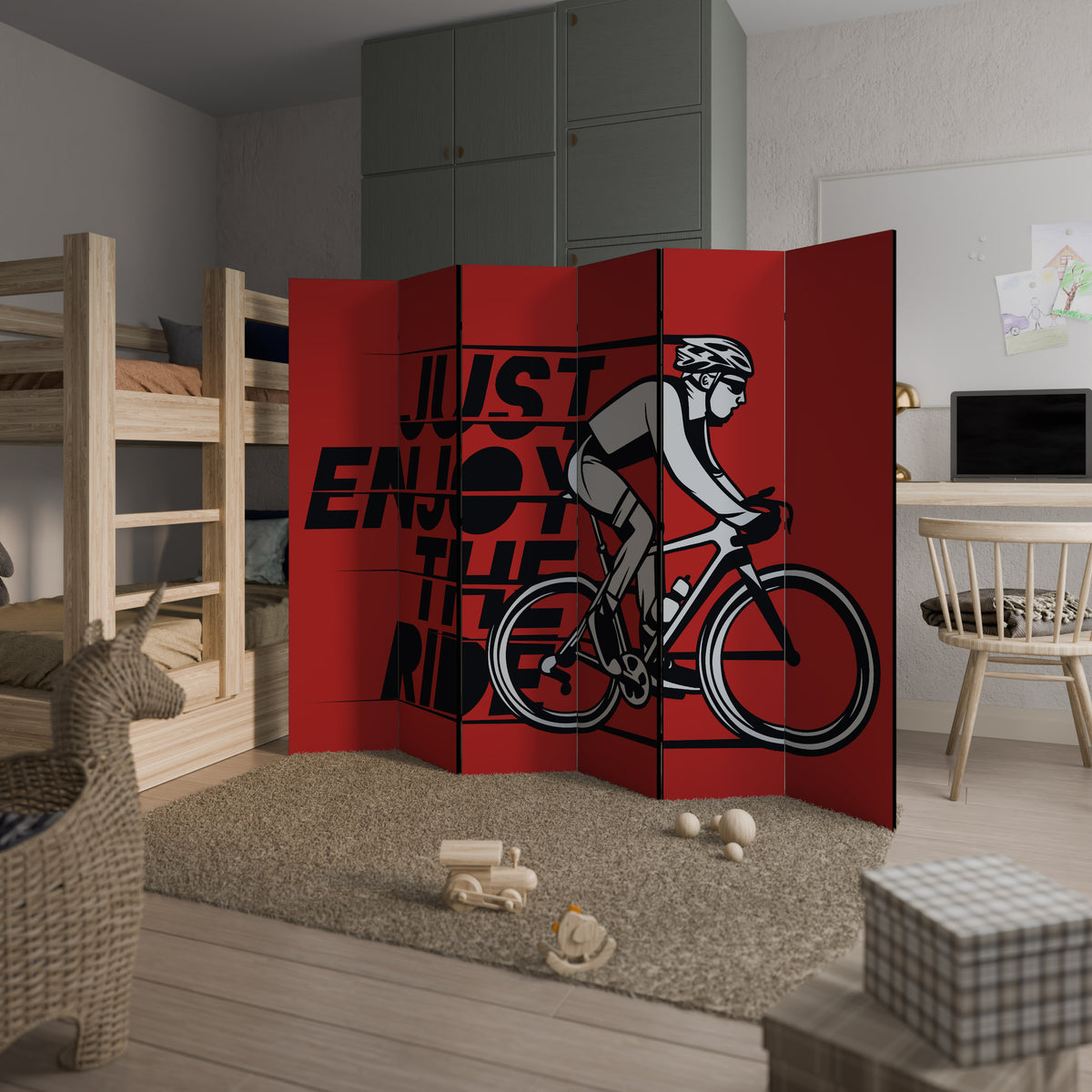 ENJOY THE RIDE Παραβάν με 6 πάνελ
