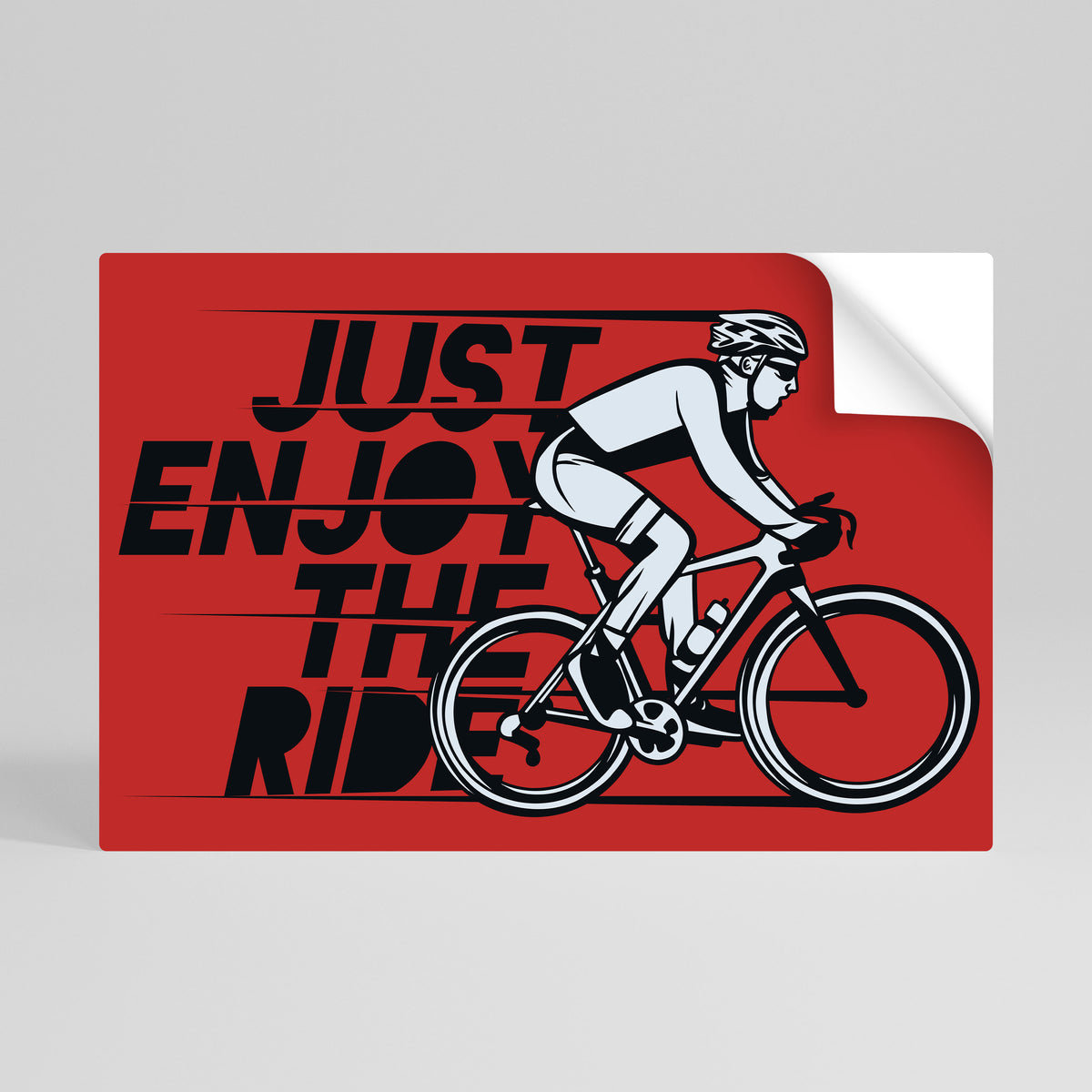 ENJOY THE RIDE Αυτοκόλλητη Αφίσα οριζόντια