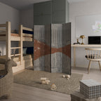 STRIPED TERRAIN Παραβάν με 4 πάνελ