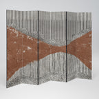 STRIPED TERRAIN Παραβάν με 6 πάνελ