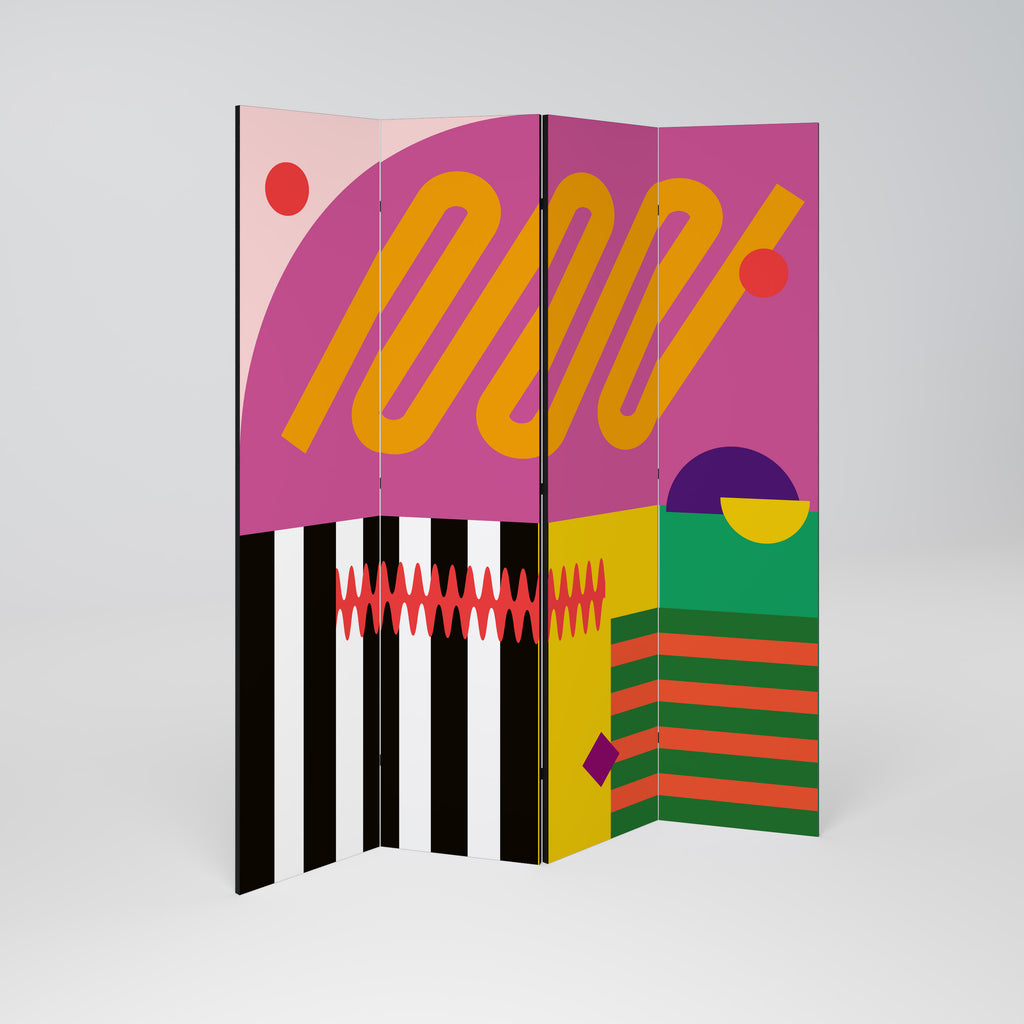 VIVID ART Παραβάν με 4 πάνελ