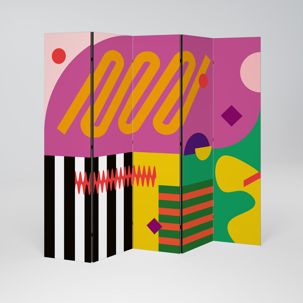 VIVID ART Παραβάν με 5 πάνελ