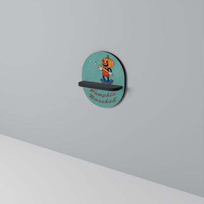 PUMPKIN BASEBALL Art Shelf