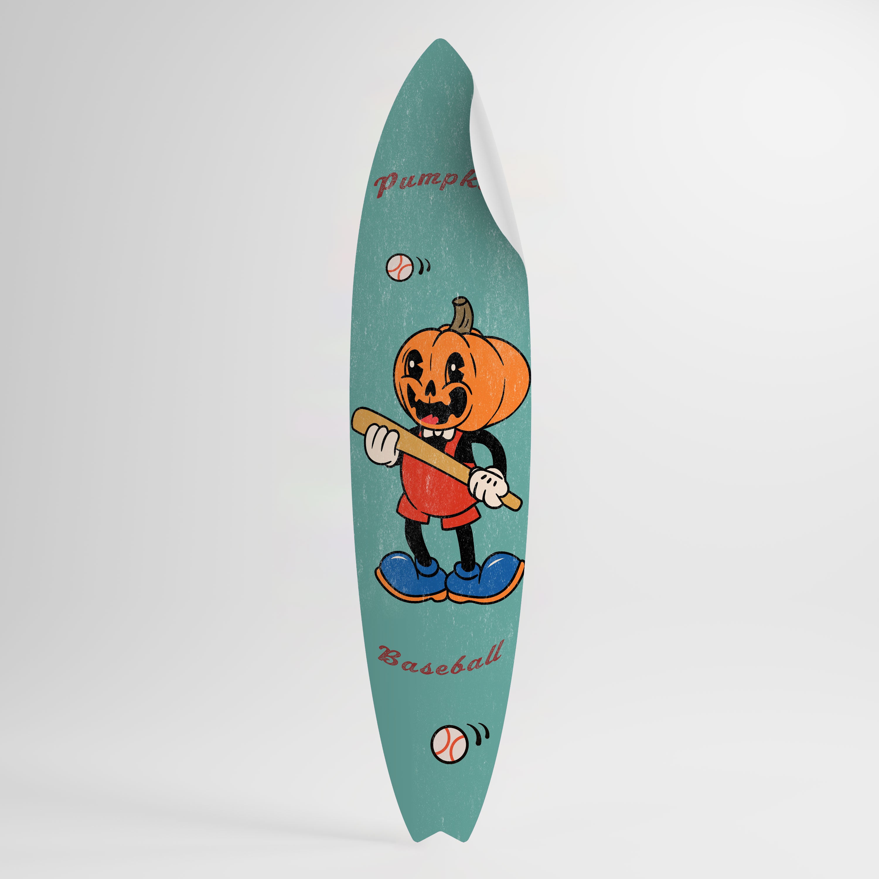 PUMPKIN BASEBALL Αυτοκόλλητη Αφίσα "Surf"
