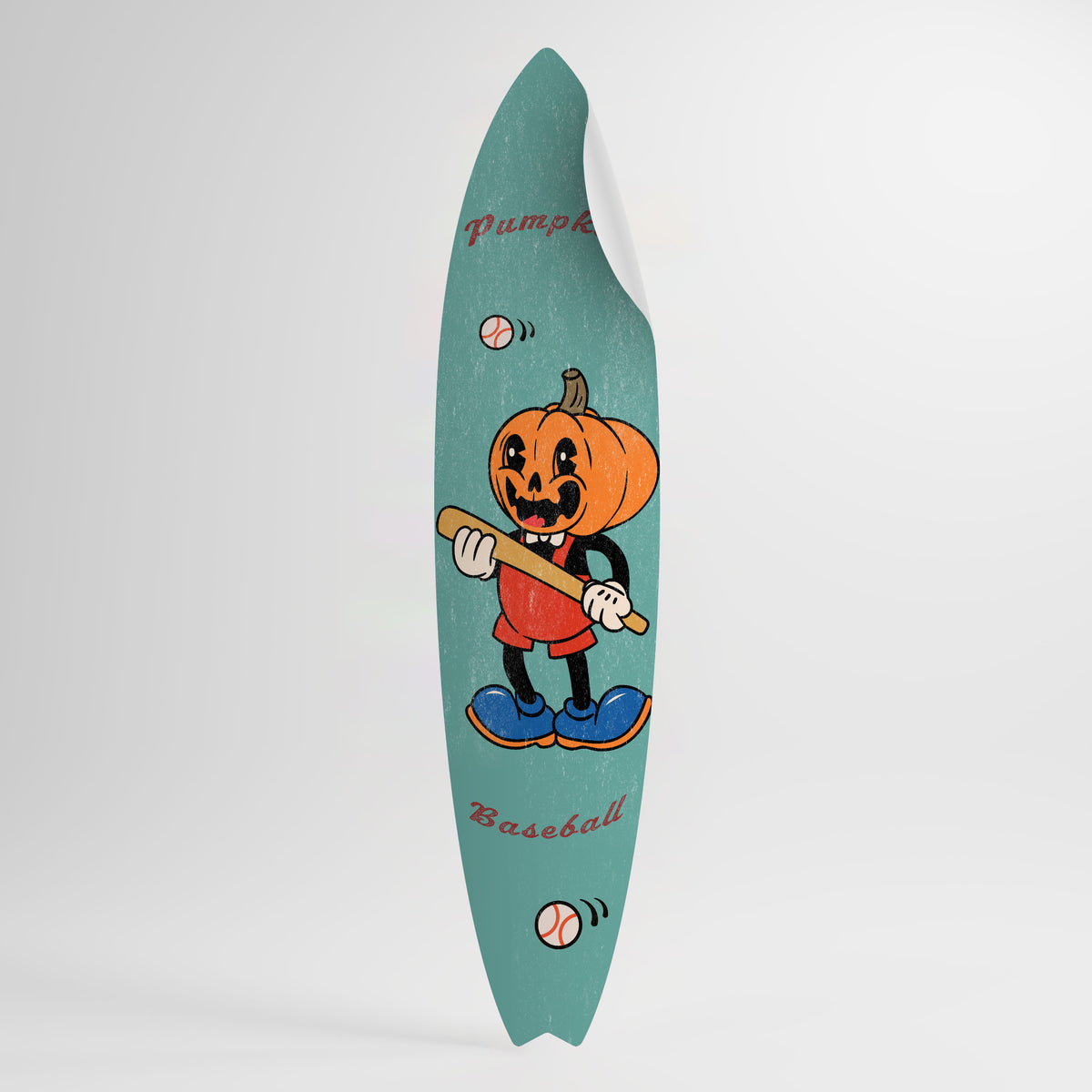 PUMPKIN BASEBALL Αυτοκόλλητη Αφίσα "Surf"