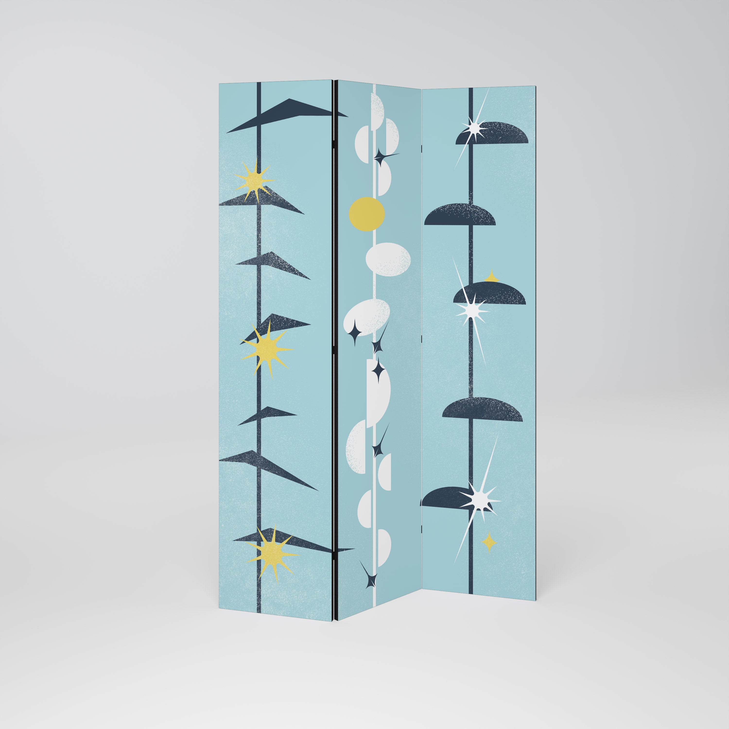 PATHS TO HAPPINESS 3-Panel Room Divider