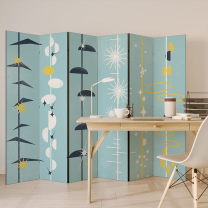 PATHS TO HAPPINESS 6-Panel Room Divider