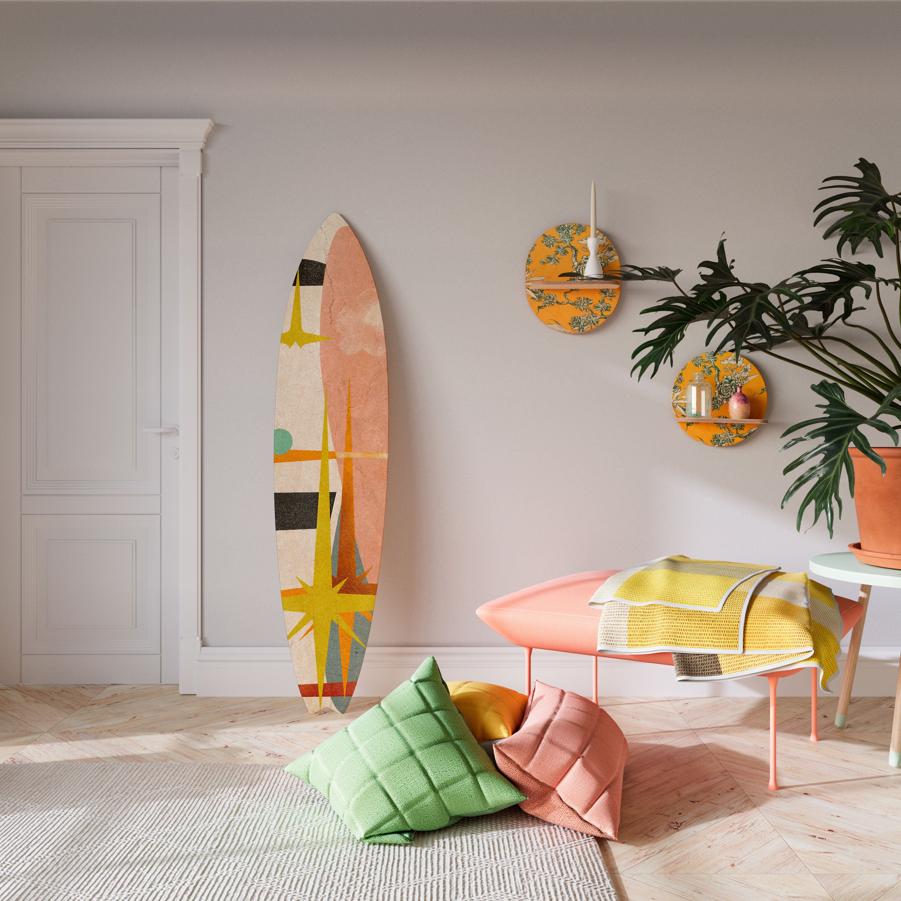 INTERSTELLAR VIBES Surfboard Decorative Panel