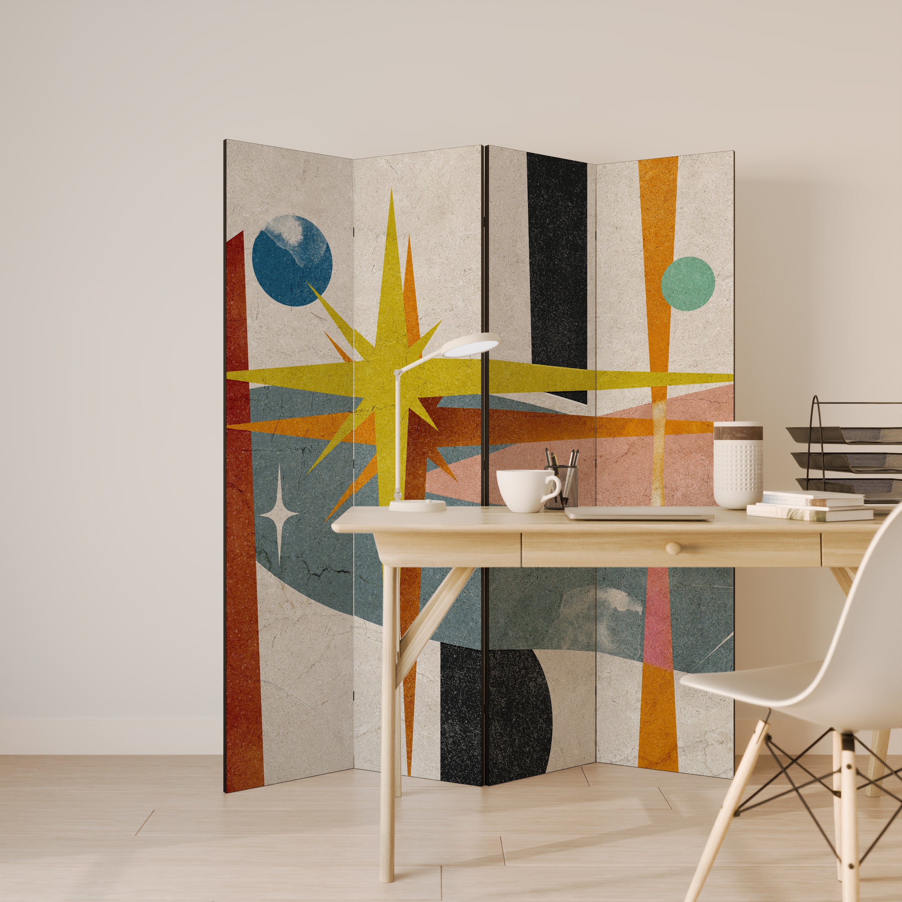 INTERSTELLAR VIBES Παραβάν με 4 πάνελ