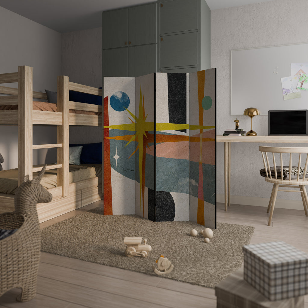 INTERSTELLAR VIBES Παραβάν με 4 πάνελ