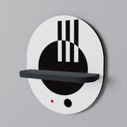 BLACK AND WHITE COMBINATION Διακοσμητικό Ράφι Art Shelf