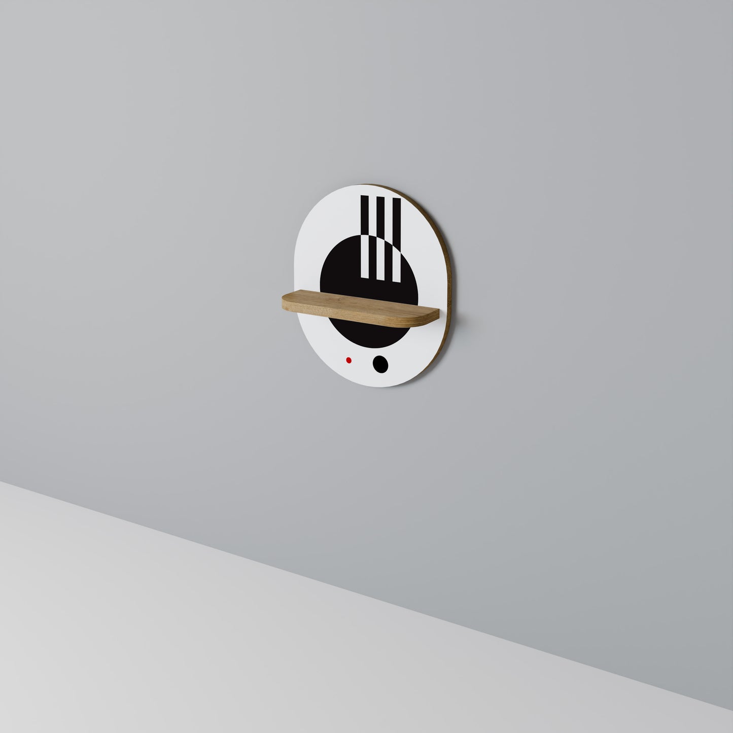 BLACK AND WHITE COMBINATION Διακοσμητικό Ράφι Art Shelf