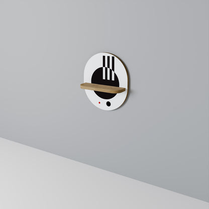 BLACK AND WHITE COMBINATION Διακοσμητικό Ράφι Art Shelf