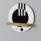 BLACK AND WHITE COMBINATION Διακοσμητικό Ράφι Art Shelf