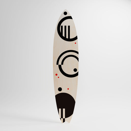 BLACK AND WHITE COMBINATION Διακοσμητική σανίδα Surf
