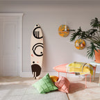 BLACK AND WHITE COMBINATION Surfboard Decorative Panel