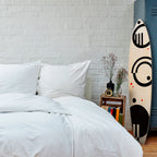 BLACK AND WHITE COMBINATION Surfboard Decorative Panel